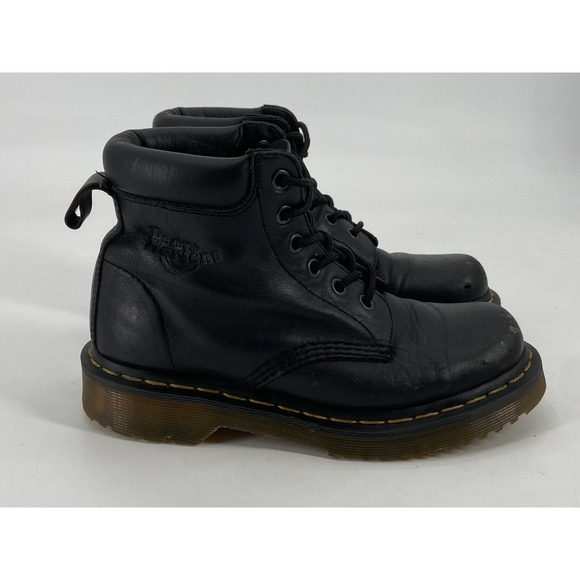 Dr. Martens 939 Black Leather 6-Eye Lace Up Boots-Sz-5M/ Women's-6M - Picture 6 of 15